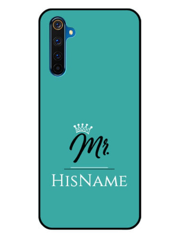 Custom Realme 6 Pro Custom Glass Phone Case Mr with Name