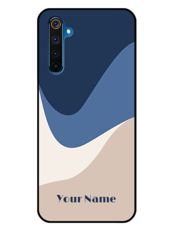 Custom Realme 6 Pro Custom Glass Phone Case - Abstract Drip Art Design