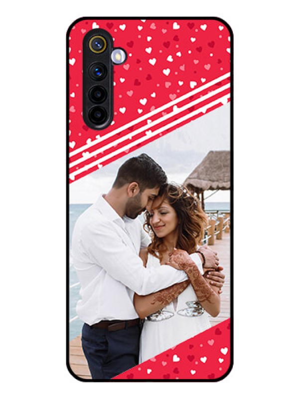 Custom Realme 6 Custom Glass Mobile Case  - Valentines Gift Design