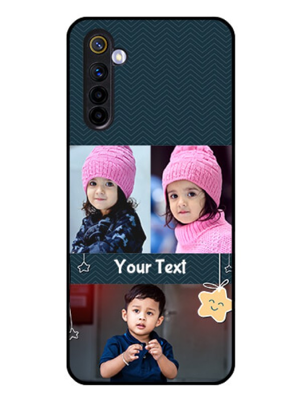 Custom Realme 6 Custom Glass Mobile Case  - Hanging Stars Design
