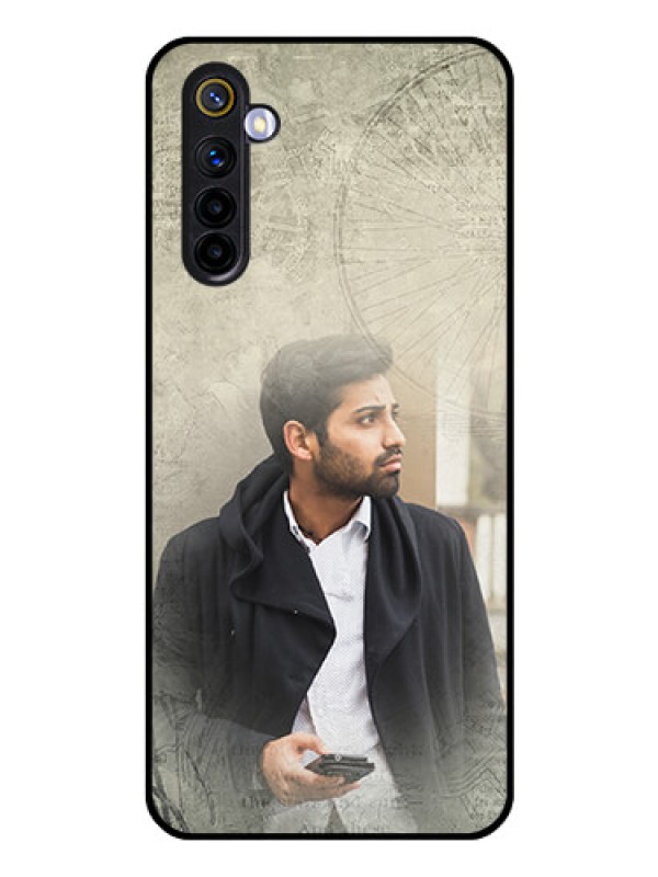 Custom Realme 6 Custom Glass Phone Case  - with vintage design