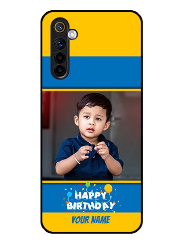 Custom Realme 6i Custom Glass Mobile Case  - Birthday Wishes Design