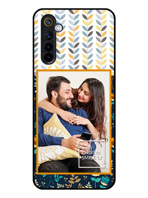Custom Realme 6i Custom Glass Mobile Case  - Pattern Design