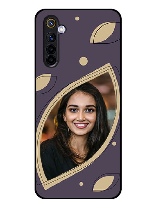 Custom Realme 6i Custom Glass Mobile Case - Falling Leaf Design
