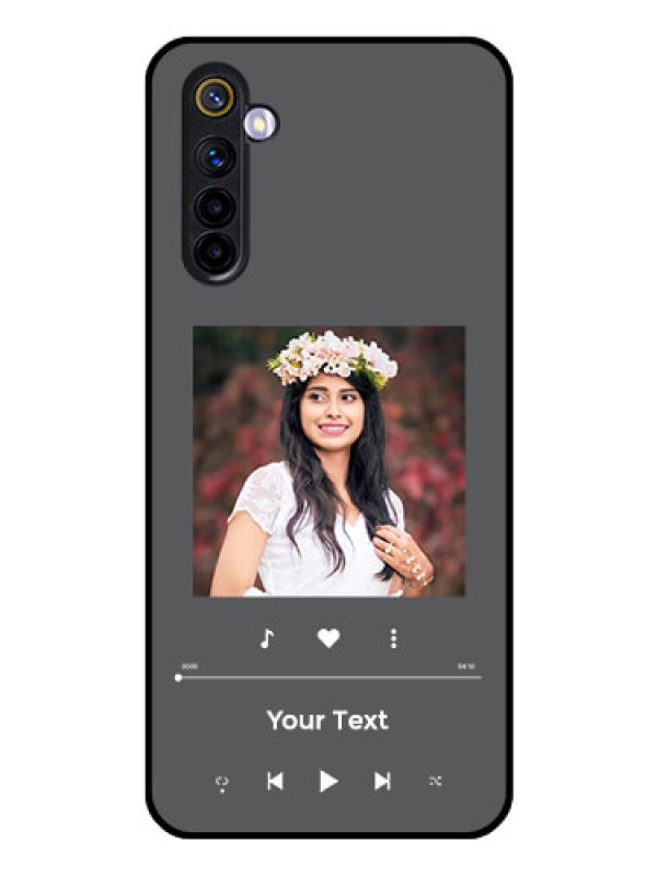 Custom Realme 6i Custom Glass Mobile Case - Play The Music Design