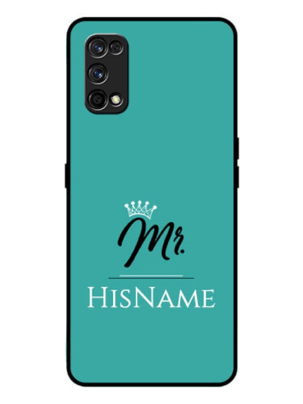 Custom Realme 7 Pro Custom Glass Phone Case Mr with Name