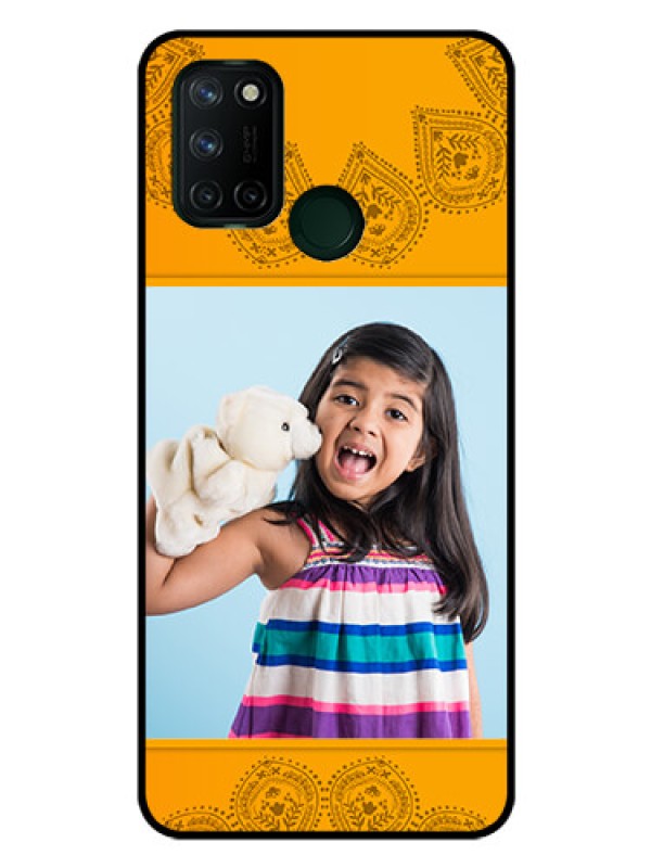 Custom Realme 7I Personalized Glass Phone Case  - Photo Wedding Design 