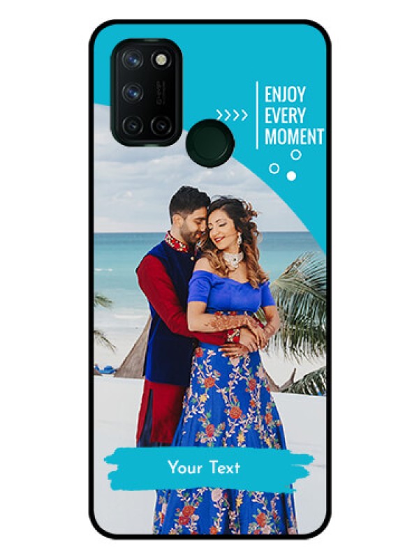 Custom Realme 7I Custom Glass Mobile Case  - Happy Moment Design