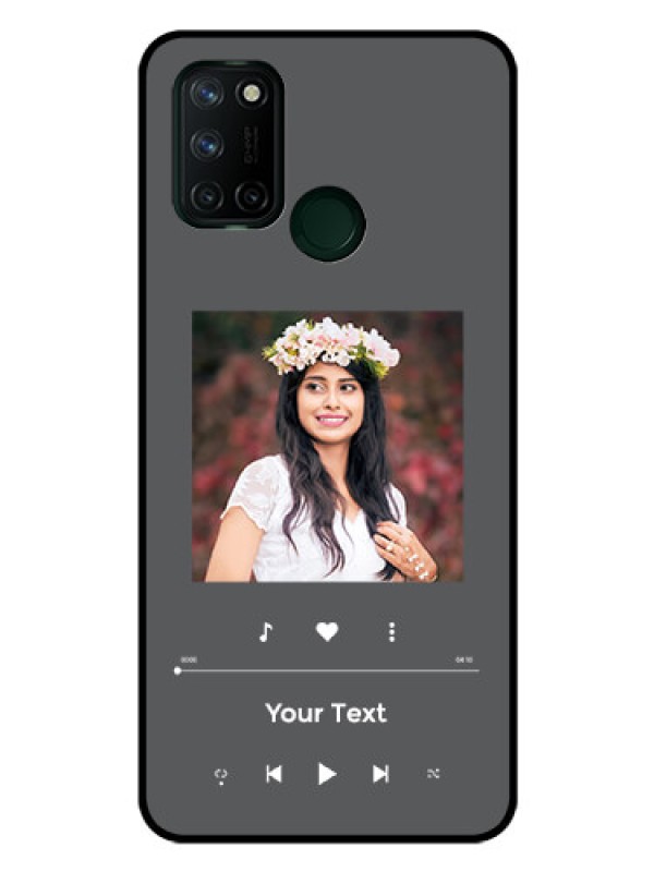 Custom Realme 7i Custom Glass Mobile Case - Play The Music Design