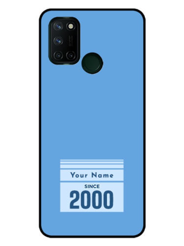 Custom Realme 7i Custom Glass Mobile Case - Custom Year of birth Design