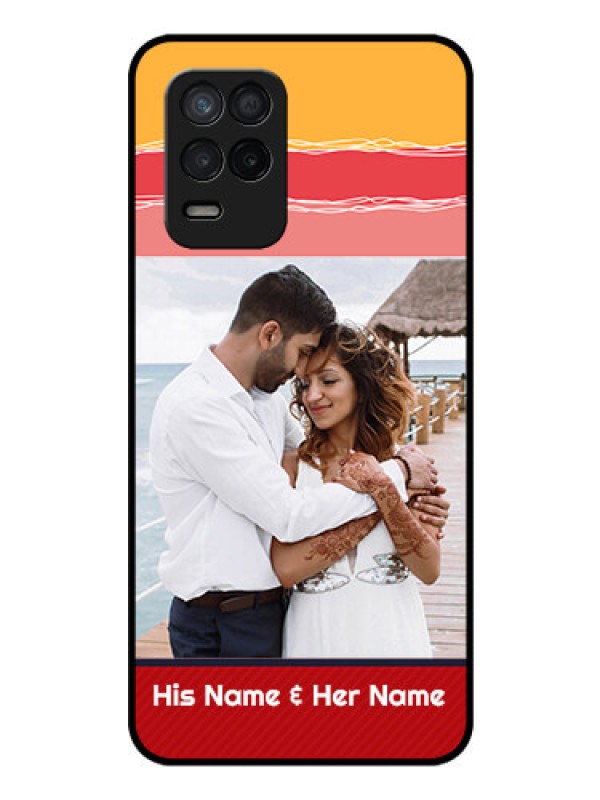 Custom Realme 8s 5G Custom Glass Mobile Case - Colorful Case Design