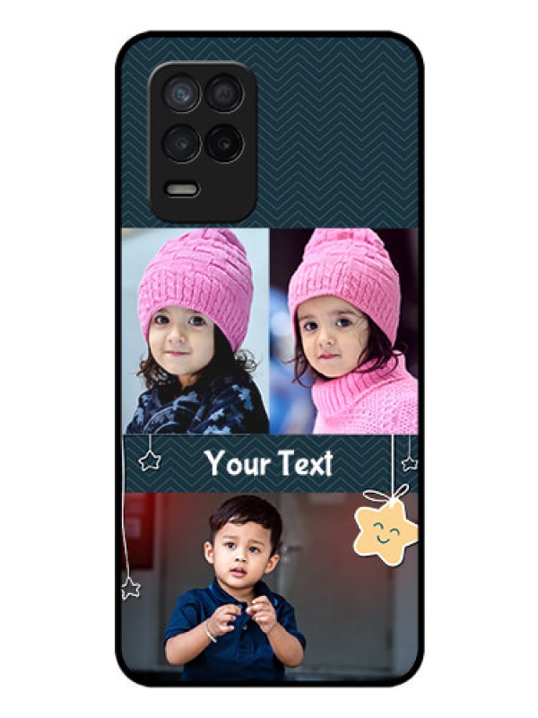 Custom Realme 8s 5G Custom Glass Mobile Case - Hanging Stars Design