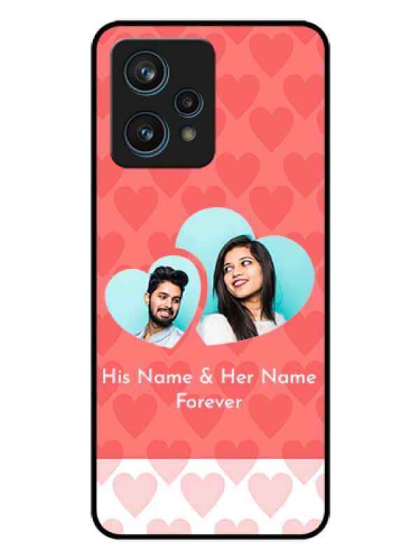 Custom Realme 9 4G Personalized Glass Phone Case - Couple Pic Upload Design