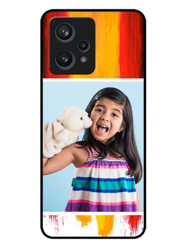 Custom Realme 9 4G Personalized Glass Phone Case - Multi Color Design