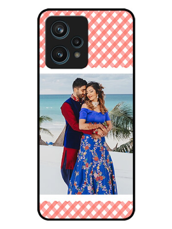 Custom Realme 9 4G Personalized Glass Phone Case - Pink Pattern Design