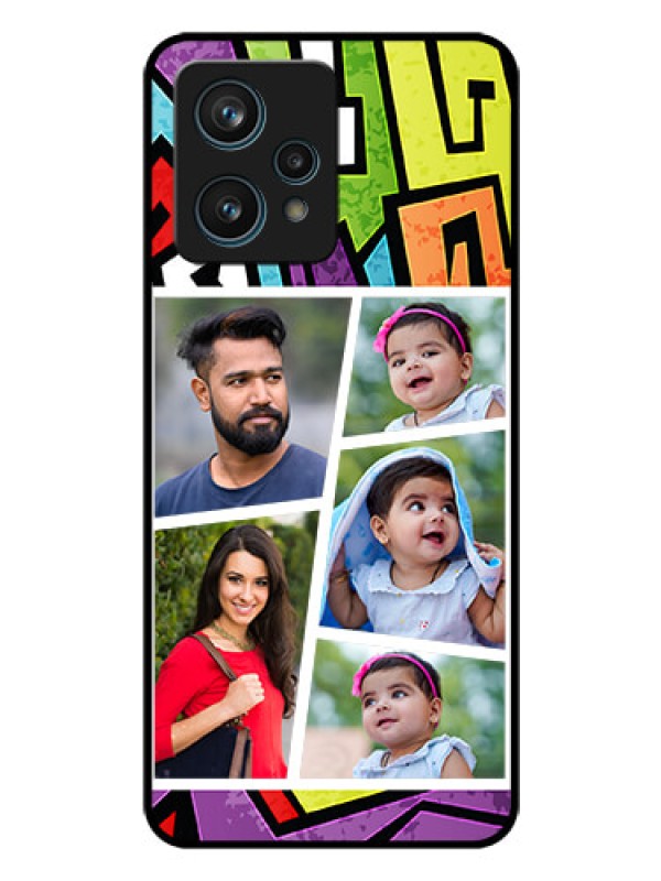 Custom Realme 9 4G Custom Glass Phone Case - Graffiti pattern Design