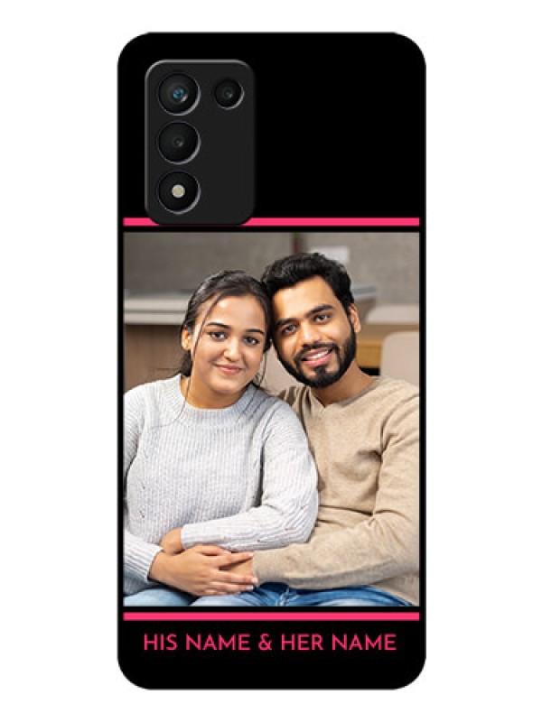 Custom Realme 9 5G Speed Edition Custom Glass Mobile Case - with Add Text Design