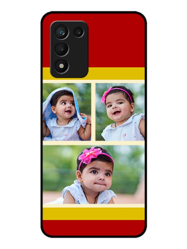 Custom Realme 9 5G Speed Edition Custom Glass Mobile Case - Multiple Pic Upload Design