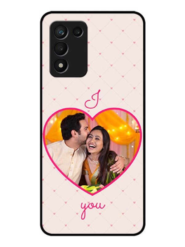 Custom Realme 9 5G Speed Edition Custom Glass Mobile Case - Heart Shape Design