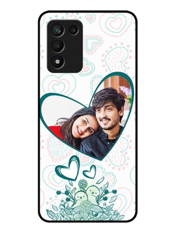Custom Realme 9 5G Speed Edition Photo Printing on Glass Case - Premium Couple Design