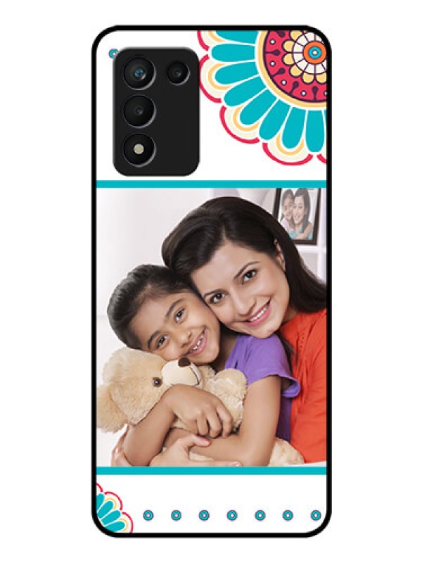 Custom Realme 9 5G Speed Edition Custom Glass Phone Case - Flower Design