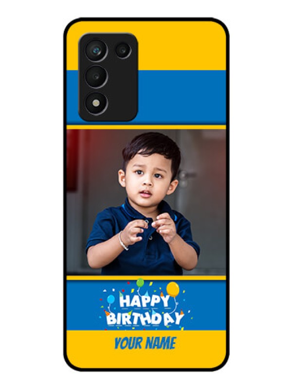 Custom Realme 9 5G Speed Edition Custom Glass Mobile Case - Birthday Wishes Design