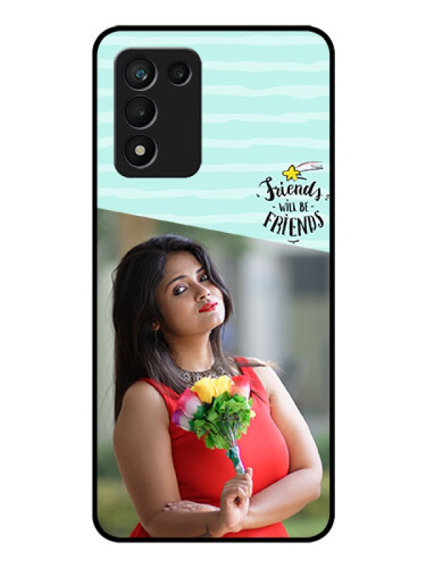Custom Realme 9 5G Speed Edition Custom Glass Phone Case - Friends Picture Icon Design