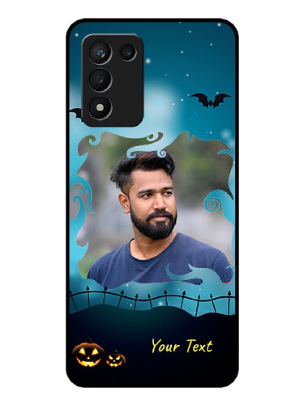 Custom Realme 9 5G Speed Edition Custom Glass Phone Case - Halloween frame design