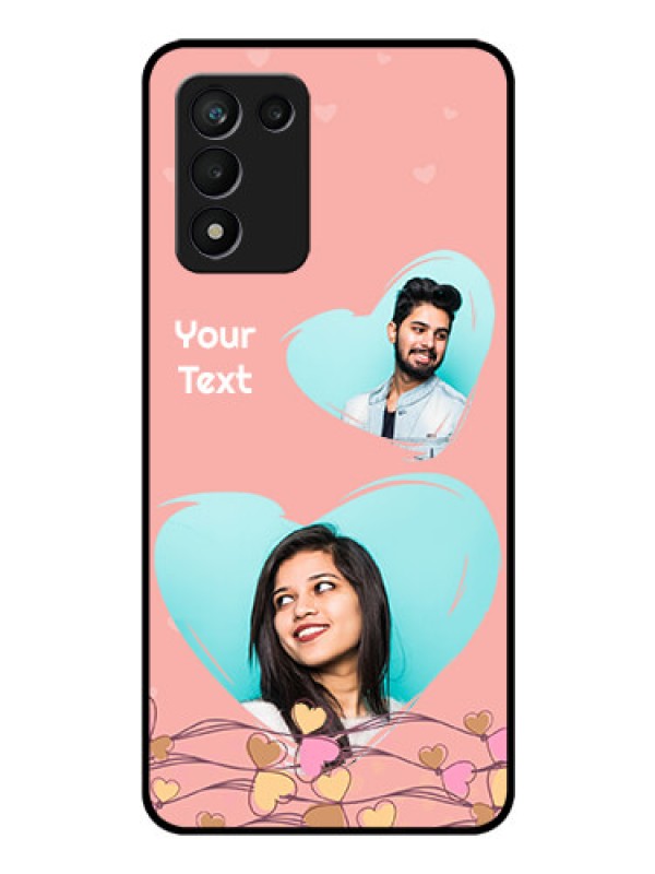 Custom Realme 9 5G Speed Edition Custom Glass Mobile Case - Love Doodle Design