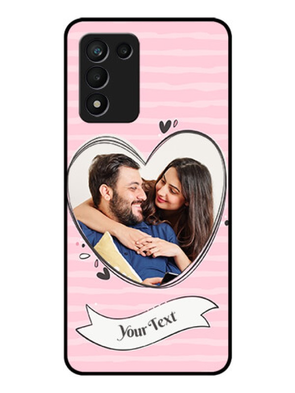 Custom Realme 9 5G Speed Edition Custom Glass Phone Case - Vintage Heart Design