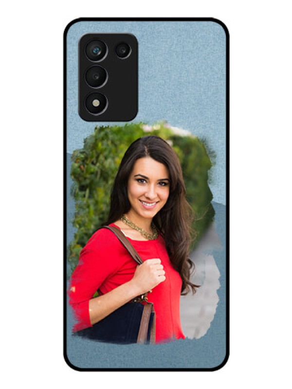 Custom Realme 9 5G Speed Edition Custom Glass Mobile Case - Grunge Line Art Design