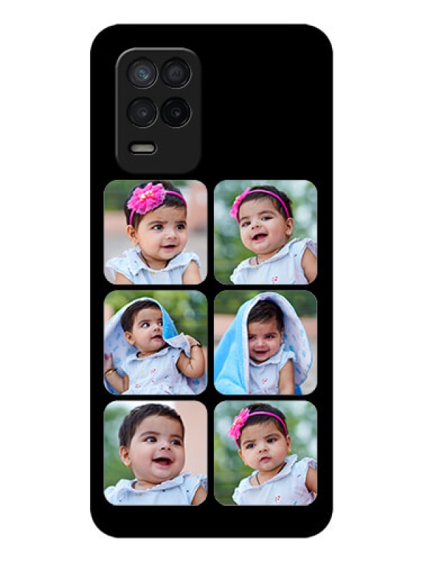 Custom Realme 9 5G Photo Printing on Glass Case - Multiple Pictures Design