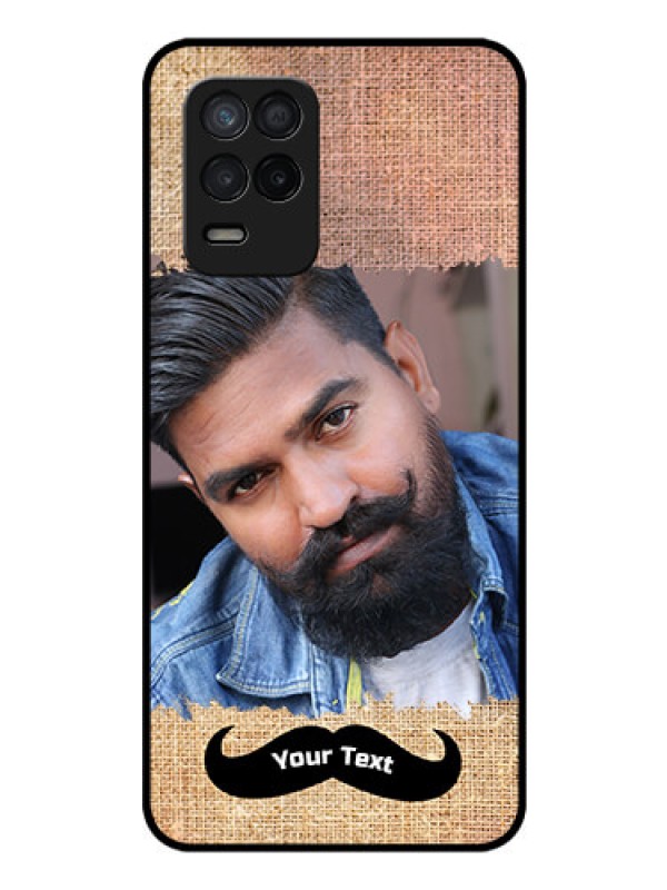 Custom Realme 9 5G Personalized Glass Phone Case - with Texture Design