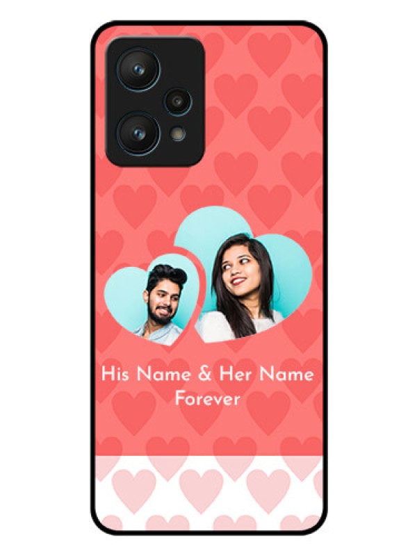 Custom Realme 9 Pro 5G Personalized Glass Phone Case - Couple Pic Upload Design