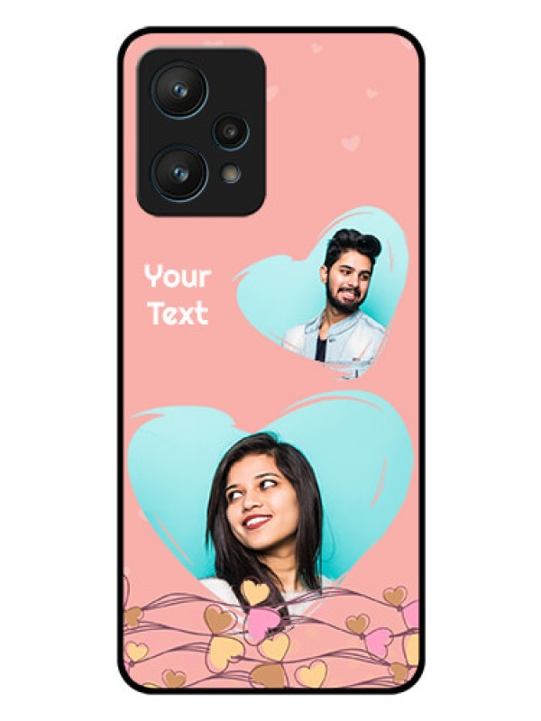 Custom Realme 9 Pro 5G Custom Glass Mobile Case - Love Doodle Design
