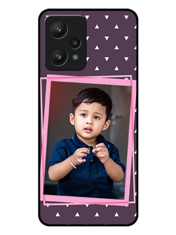 Custom Realme 9 Pro 5G Custom Glass Mobile Case - Triangle Pattern Dotted Design
