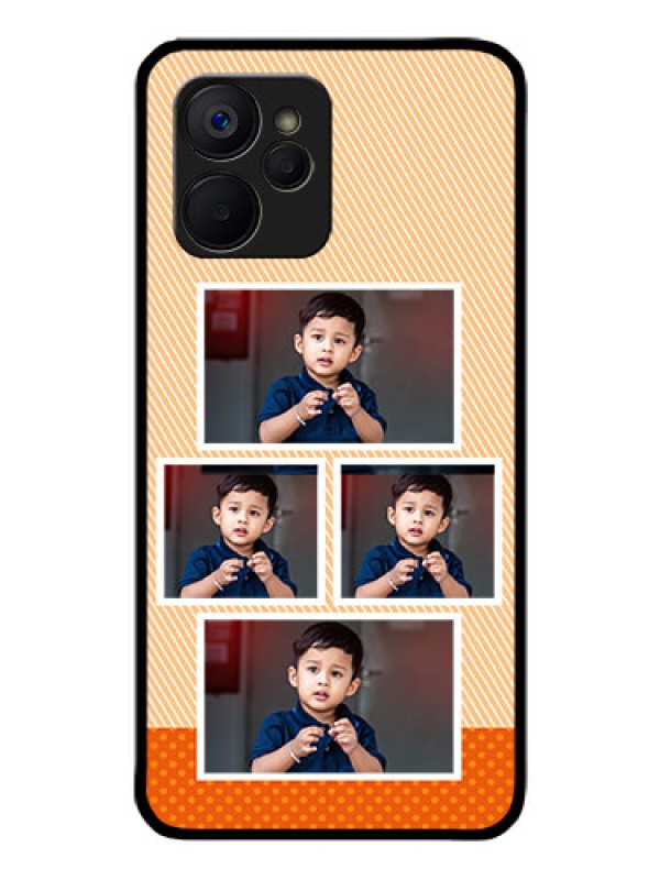 Custom Realme 9i 5G Photo Printing on Glass Case - Bulk Photos Upload Design