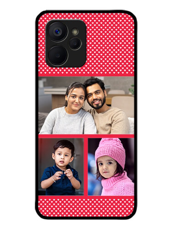 Custom Realme 9i 5G Personalized Glass Phone Case - Bulk Pic Upload Design
