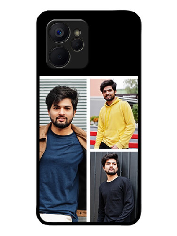 Custom Realme 9i 5G Photo Printing on Glass Case - Upload Multiple Picture Design