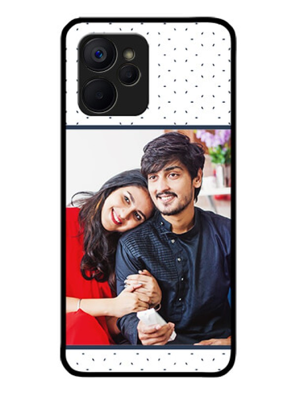 Custom Realme 9i 5G Personalized Glass Phone Case - Premium Dot Design