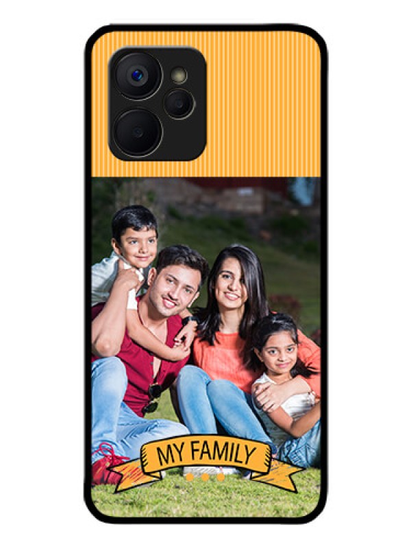 Custom Realme 9i 5G Custom Glass Phone Case - My Family Design