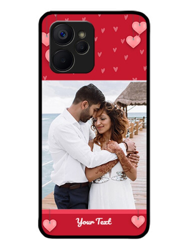 Custom Realme 9i 5G Custom Glass Phone Case - Valentines Day Design