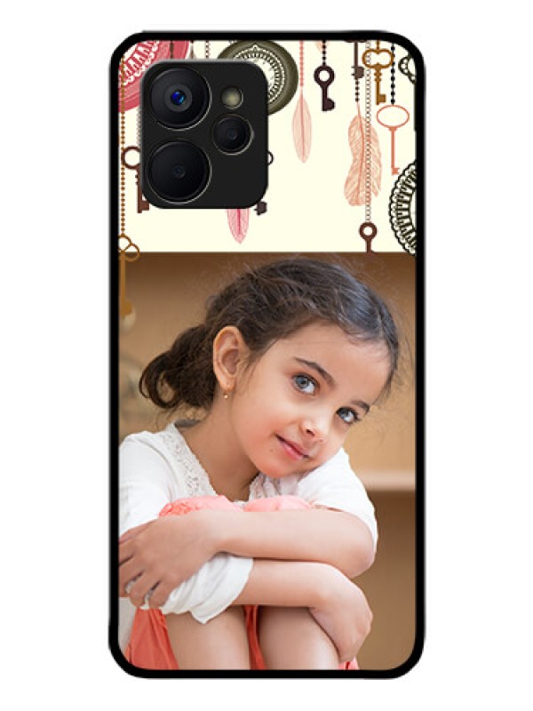 Custom Realme 9i 5G Custom Glass Mobile Case - Boho Style Design