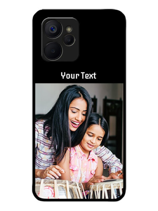 Custom Realme 9i 5G Photo with Name on Glass Phone Case