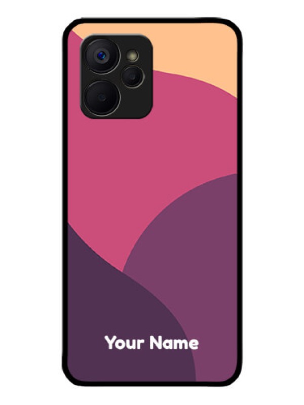 Custom Realme 9i 5G Custom Glass Phone Case - Mixed Multi-colour abstract art Design