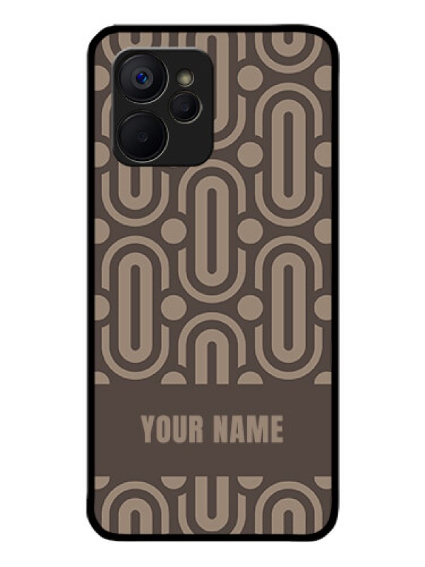 Custom Realme 9i 5G Custom Glass Phone Case - Captivating Zero Pattern Design