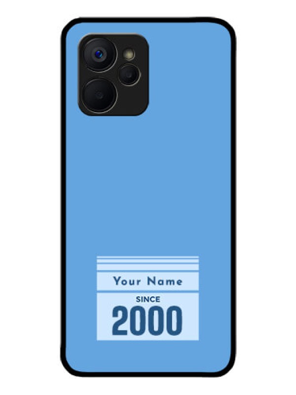 Custom Realme 9i 5G Custom Glass Mobile Case - Custom Year of birth Design