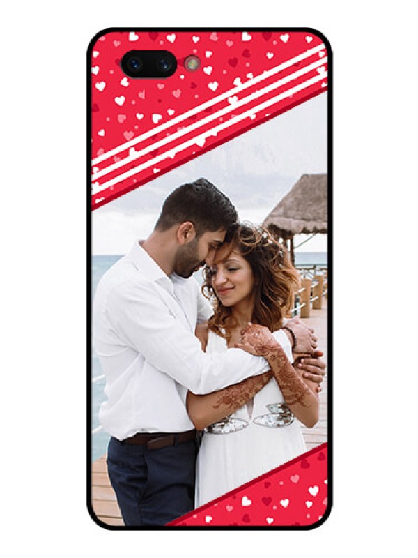 Custom Realme C1 2019 Custom Glass Mobile Case  - Valentines Gift Design