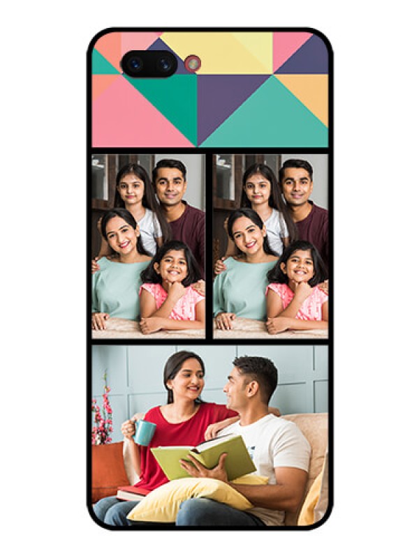 Custom Realme C1 2019 Custom Glass Phone Case  - Bulk Pic Upload Design