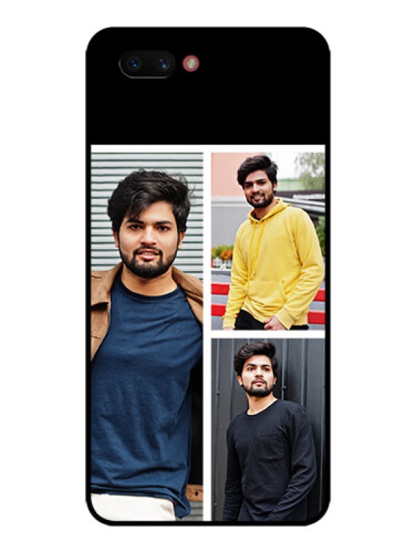 Custom Realme C1 2019 Photo Printing on Glass Case  - Upload Multiple Picture Design